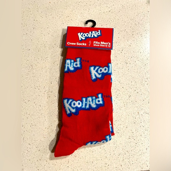Kool-Aid novelty men crew socks size 6-12 - Picture 1 of 3